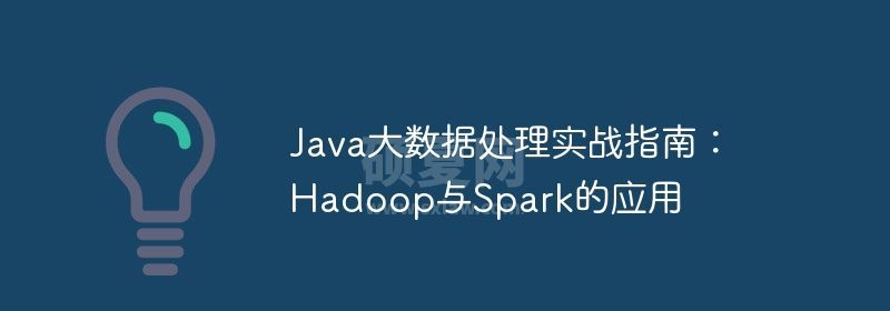 Java大数据处理实战指南：Hadoop与Spark的应用